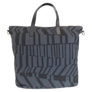 Prada leather canvas plate black gray logo tote bag shoulder triangular